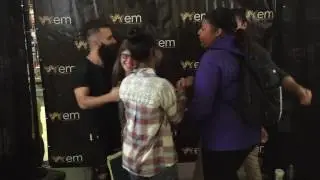 Paul Abrahamian and Victor Arroyo from Big Brother Season 18 at West Edmonton Mall