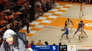 NO WAY!! Kentucky vs Tennessee College Basketball Highlights (reaction)