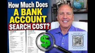 How Much Does A Bank Account Search Cost?