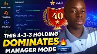 This 4-3-3 Holding DOMINATES Manager Mode 🔥 | FC Mobile Meta