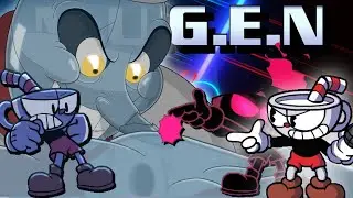 Chef Saltbaker & Cuphead FNF VS Cuphead FNF X2 - Mugen Battle
