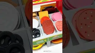 Satisfying ASMR ; Making Miniature Long Sandwitch🥪 #toys #asmr #satisfying