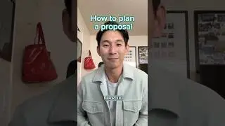 How to plan a proposal! If you haven&rsquo;t started yet, you better start