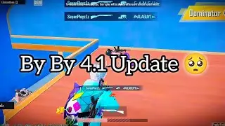 By By 4.1 Update 🥺 | Last Aggressive Gameplay With 4.1 Update | #bgmi #pubgmobile #youtube