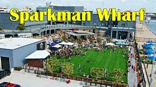 Drone Video of Sparkman Wharf in Tampa Florida