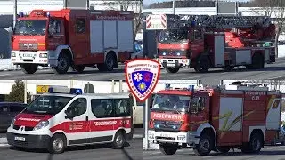 🚒 LF 16/12 + DLK 23/12 + TLF 20/40-SL Feuerwehr Reichenbach + MTW Feuerwehr Unterheinsdorf