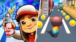 Subway Surfers VS Cat Runner Decorate, Subway Surfers Cartoon Game, Gameplay Adventure Subway Rush
