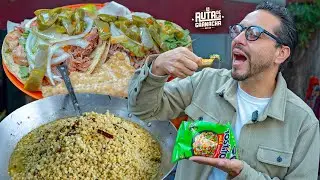 ESQUITES de m&aacute;s de 100 A&Ntilde;OS en XOCHIMILCO y CARNITAS DELICIOSAS