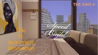 The Sims 4 Speed Build: Black & White Chic Apartment