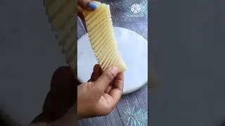 ডিজাইন করে কাটা আলু ||How to cut potato || potato cutting style || #potato  #shorts #viral #trending