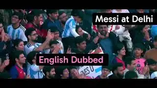 Messi India at Delhi Dubbed Speech in English 