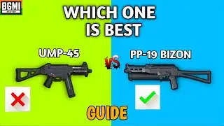 UMP-45 vs PP-19 BIZON🔥 WHICH ONE IS BEST IN CLOSE RANGE || BGMI/PUBG MOBILE