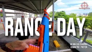 Nerf Range Day: Diamond Dogs 98k Cub (Kar98K) Bolt-Action Blaster & Storm Pro - Proton AEB Testing