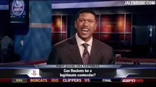 Jalen Rose Analyzes The Houston Rockets - Legitimate Contenders in 2009?