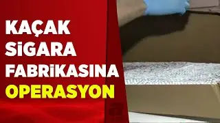 İzmir'de kaçak sigara fabrikasına yönelik operasyonda 18 gözaltı | A Haber