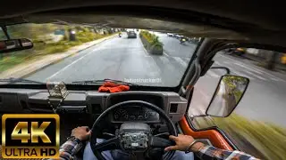 Eicher Pro 1080 | ASMR Pov in city | 4k | 110Hp - 350Nm torque | 5 speed manual |