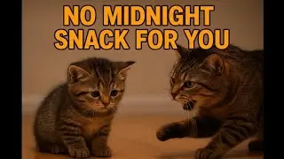 Mom Cat Gets Angry! Baby Kitten Loses Dinner Tonight 😿🍽️