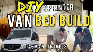 Easy & Cheap DIY Sprinter Van Bed Build