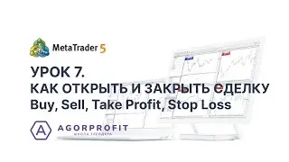 7. MetaTrader 5. Как открыть и закрыть сделку: buy, sell, Take Profit, Stop Loss