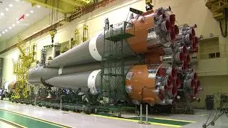 Общая сборка ТГК &laquo;Прогресс МС-12&raquo; с РН &laquo;Союз-2.1а&raquo;
