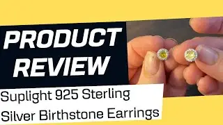 Suplight 925 Sterling Silver Birthstone Earrings REVIEW!