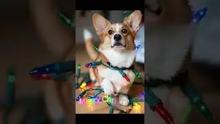 Cute Pets Tangles in Christmas Lights Special