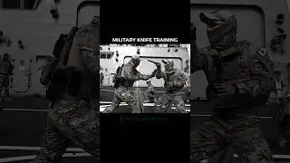 Military knife training 🤯