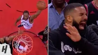Drake BEST Reactions Moments from 2019 NBA Eastern Conference Finals!