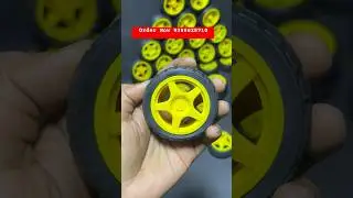 65 Mm Robot Wheel For BO Motors (Yellow) #trending #Yellow #wheels #available #shorts #viral