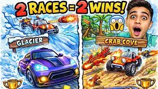 2 Races, 2 Wins 😱 Glacier & Crab Cove Championship | Beach Buggy Racing 