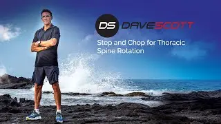 Step and Chop for Thoracic Spine Rotation!