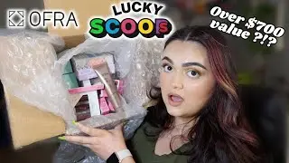 UNBOXING MY 2 OFRA COSMETICS LUCKY SCOOPS... & OMG?!?