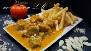MAGRO DE CERDO EN SALSA DE ALMENDRAS RECETA FÁCIL