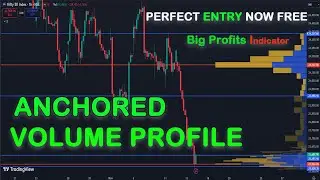 Anchored Volume Profile Indicator for market direction and BIG PROFITS | HINDI #trading