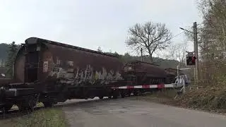Železniční přejezd Libunec (vlečka) (CZ) - 13.11.2025 / Railroad crossing