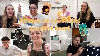 Reading My Coworkers Favorite Books | reading vlog, b&n booksellers
