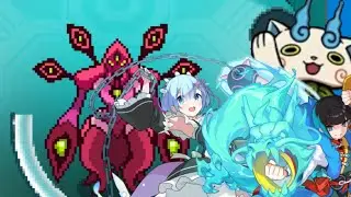 Beating the Rerun Boss with a Water Skill Damage/Powerflip Team in World Flipper! | KomaBro