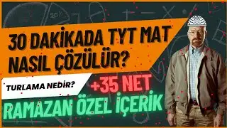 TYT MATEMATİĞİ 30 DAKİKADA ÇÖZ!! #ilk100 #matematik
