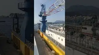 Fishing vessels leaving floating Dry Dock #fishing #ship