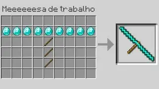 minecraft mas posso criar SUPER FERRAMENTAS ESTICADAS