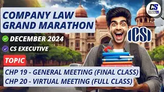CL Marathon | Class 05 | Dec 2024 Exam | CS Executive | CS Exam Squad