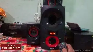 Полный тест звука домашней акустической системы Philips mms 6060f thunder 2.1