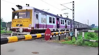 Furious Speedy Conventional Model EMU Local Train Skip Between Railgate Quickly | Eastern Railways