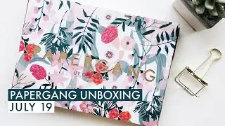 PAPERGANG Unboxing July 2019 | Stationery Subscription Box