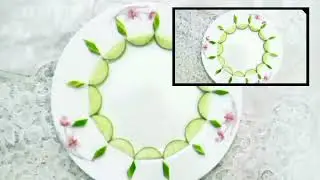 &diams;Cucumber cutting,শশা দিয়ে ডিজাইন#Fooddecoration#Lavyfruity#Fruit#Thaitrick#Shorts#Brilliant