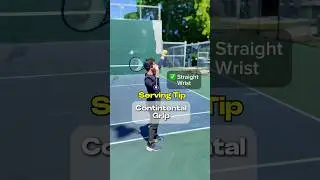 Serving tip with the continental grip!