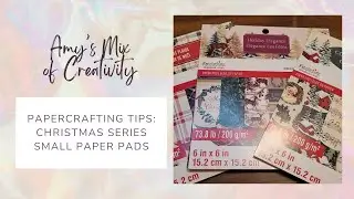 Small vintage paper pads for the holidays from Michael's Recollections series