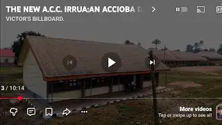 THE NEW A.C.C. IRRUA:AN ACCIOBA DOCUMENTARY. 