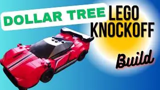Watch me build the red $5 Lego Knockoff Race Car from Dollar Tree!