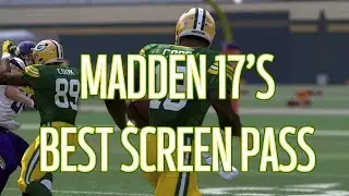 Madden 17 - The Best Screen Pass in Madden 17